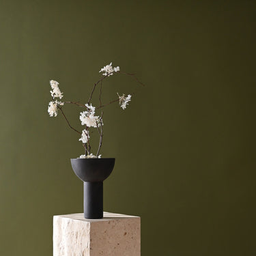 Block Vase - Medio - Coffee