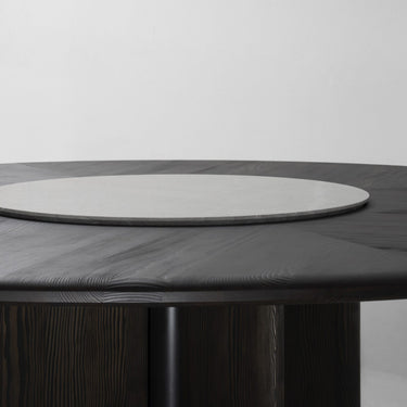 FAIFO ROUND TABLE WITH SWIVELLING MARBLE TOP