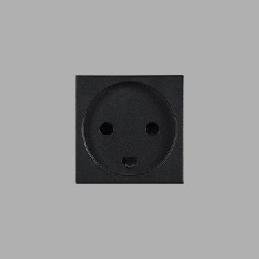 Danish Socket Module Type K Black