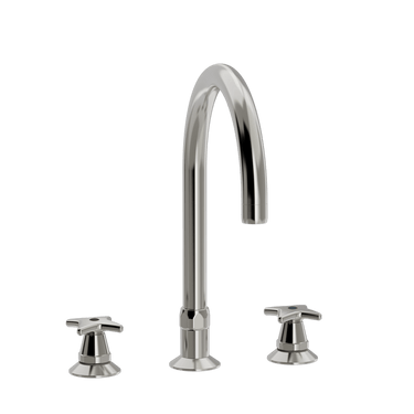 Cross handle 3-hole fitting with ø200mm spout