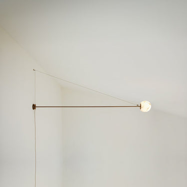 Arm Wall Light - Alabaster