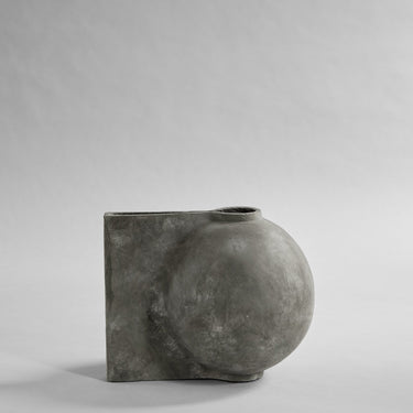 Offset Vase - Mini - Dark Grey