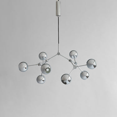 Drop Chandelier Globe - Mini - Chrome