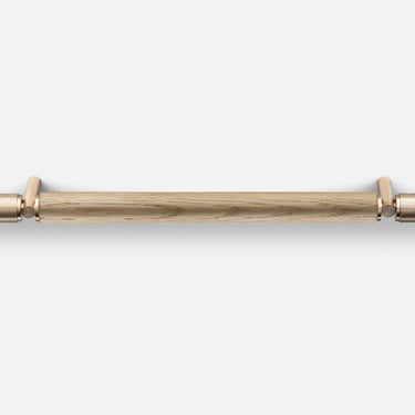 ARTISAN Furniture Pull Up Bar AP350 Real Bronze & Natural Oak Wood