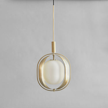 Pearl Pendant - Brass