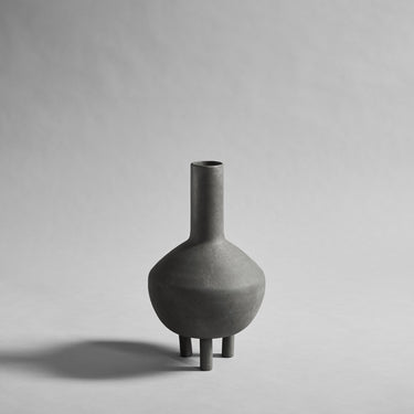 Duck Vase - Fat - Dark Grey