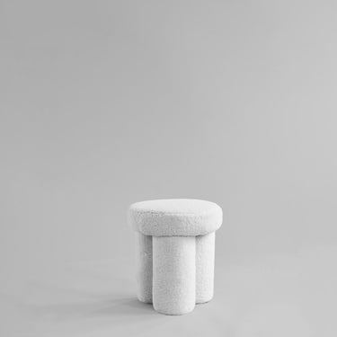 Big Foot Stool - White (Sheepskin)