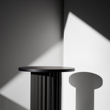 Column Table Black 40CM