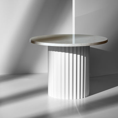 Column Table White 40CM