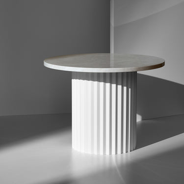 Column Table White 40CM