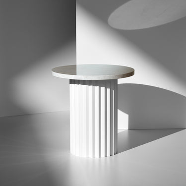 Column Table White 60CM