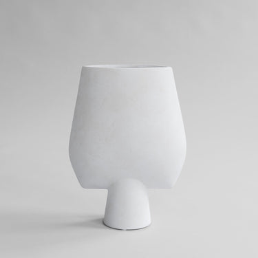 Sphere Vase Square - Big - Bone White