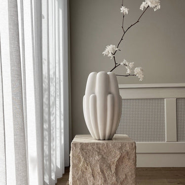 Bloom Vase Slim - Mini - Bone White