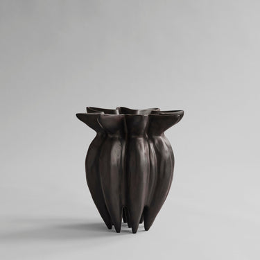 Lotus Vase - Mini - Coffee