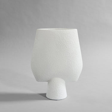 Sphere Vase Square - Big - Bubble White