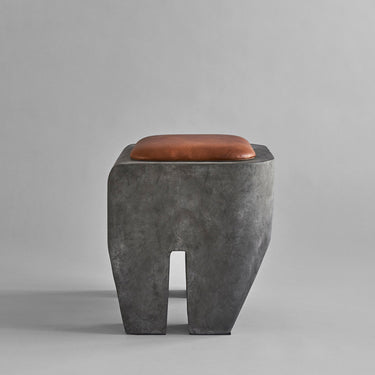 Sculpt Stool Cushion - Leather