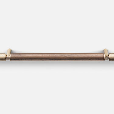 ARTISAN Furniture Pull Up Bar AP350 Real Bronze & Walnut Wood