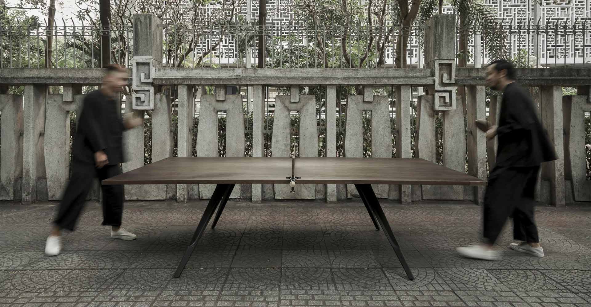 moderne udendørs bordtennisbord